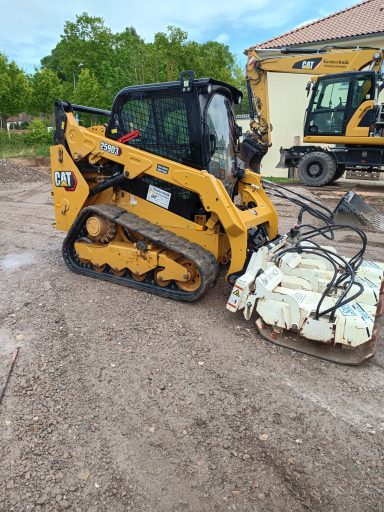 Deltalader mit Verdichterplatten